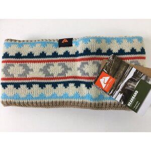 Ozark Trail Women’s Fairisle Reversible Knit Headband Cottagecore OSFM New